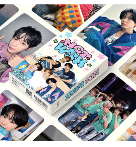 55pcs/set KPOP Laser Card NCTWISH Lomo Card Jaehee Sion Ryo Sakuya Yushi Riku Printd Photocards Fans Gift