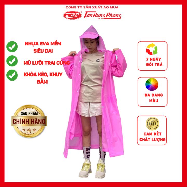 Áo Mưa Măng Tô Khoá Kéo BigBit nhựa dẻo EVA Tân Hưng Phong | Lazada.vn