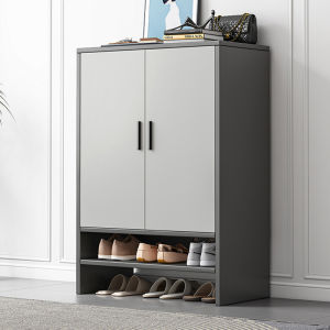 Modern High Shoe Cabinet 120cm Home Entrance 60cm Long Multi-Layer Storage Rack for Porch Entrance Hallway Storage Furniture