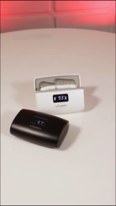 VIVAN Life P1 Earbuds with Playtime up to 200 Hours 2000mAh Emergency Powerbank Digital LED Screen Powerful Bass. Earphone