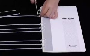 Suomi 100pcs Nylon Cable Tie Wire Black/White 3.6/4.8MM Plastic Wire Tie