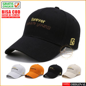 TOPI DEWASA BASEBALL CAPS KOREA DISTRO YOUNG CAP IMPORT POLOS BAHAN TEBAL HIGH QUALITY