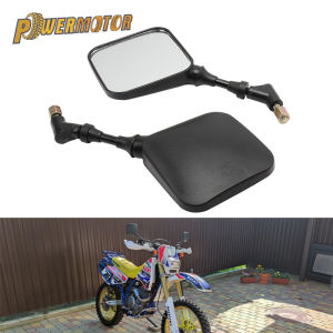 For Suzuki DR 650 350 200 250 DRZ400 Accessories Motorcycle Rearview Mirror 2Pcs 8mm 10mm Moped Scooter Dirt Pit Bike Supermotor