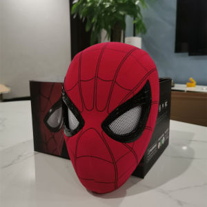 Spider Man สามารถกระพริบหน้ากากคอสเพลย์ Miles หมวก Moving Eyes รุ่น Party Props ยืดหยุ่นของเล่นผู้ใหญ่เด็ก HalloweenChristmasGifts