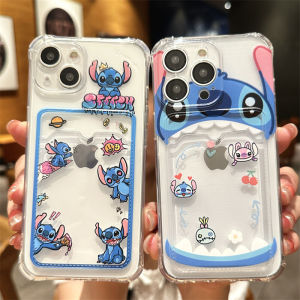 Cute Cartoon Silicone Phone Case for Apple 16Promax 17Pro iPhone 13 New 14 Sticker 12 Couple 11 XR Lovely XS Women 7 Transparent 8Plus Small Card Slot