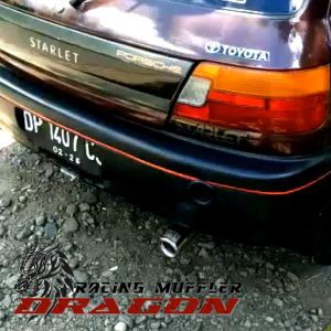 PROMO PRODUK KNALPOT MOBIL HKS CHROOM SUARA BASS BULAT UNTUK AVANZA PICK UP AGYA XENIA TERIOS DLL