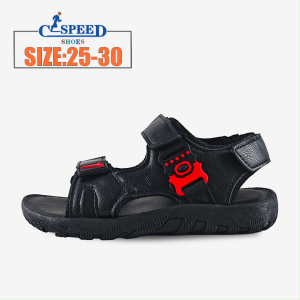 C-SPEED SHOES HD2605 COD Leather Sandals For Kids Boy Non-slip Beach Shoes