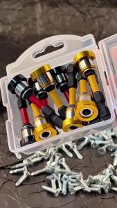 Positioning Screwdriver Bits Steel Magnetic Batch Head For Plasterboard Drywall Locating Batch Head Screws Setter Drilling Tool