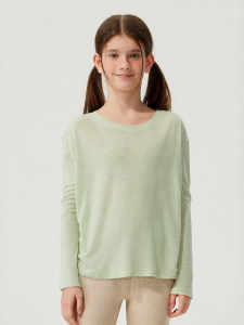 JOLLY BEAN | Ruched Comfortable & Breathable Spring Girls Tee