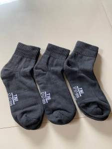 3 Pasang Kaos kaki TNI pdl tebal panjang hitam polos/Kaos kaki tebal TNI/POLRI/kerja pria satpam formal kantor hitam polos (NON KEMAS)