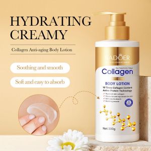 Collagen Whitening Body Lotion 300g Pemutih Badan Pelembab Dan Meremajakan Kulit Menghilangkan Kusam Kulit Mencerahkan Warna Kulit Anti Kerutan Anti Penuaan Losion Tubuh Pemutih Kolagen Pelembab Menghilangkan Kulit Ayam