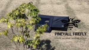 PINEVALI FIREFIY Khemah kembung Inflatable tent 6.3m + 6.3m with awning family camping tent luxury tent waterproof