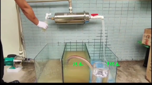 Whole house water purifier 0.01um deep well water filter 304 stainless steel ultrafiltration drinking water，Delivery accessories and faucets(Advanced PDVF membrane can be cleaned multiple times)