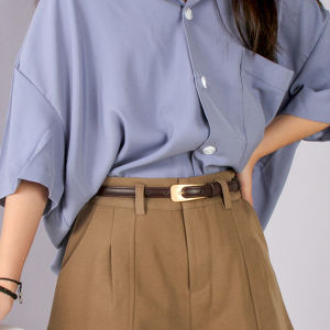 Makery【Ready in Stock】 Belt Women’s Belt Vintage Fashion Women Ladys Belts Metal Buckle Decorative Belt for Jeans & Dress