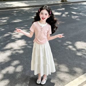 LIREGONGZHU | Bộ Đồ Mới Duyên Dáng và Độc Đáo cho Bé Gái Mùa Hè