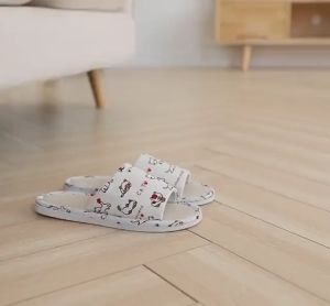 Women Men Couple Slippers Non Slip Slippers Cotton and Linen Soft Bottom Slipper Travel Slippers Home Indoor Slippers Summer Open Toe Flip Flops Mens Bedroom Slippers Womens Silent House Slippers拖鞋