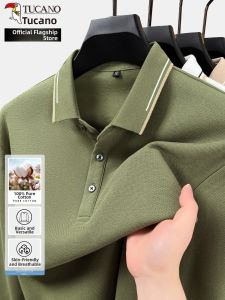 TUCANO | Cotton Mens Long Sleeve POLO Shirt