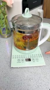 🔥READY STCOK🔥 1.8L Health Teapot Electric Kettle Electric Glass Kettle tea Infuser electric kettle Herbal Pot Automatic Multifunctional Thickened Glass Electric Heating Kettle Singapore plug 220V