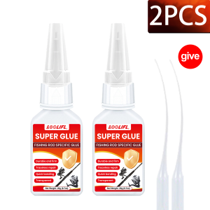 Multi-Purpose Super Glue Instant Quick-drying Cyanoacrylate Adhesive Leather Rubber Glass Wood Metal Strong Bond Clear Glue Tool