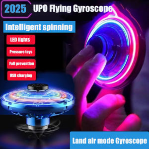 NEW LED Flying UFO Spinner Fingertip Upgrade Flight Helicopter Gyro Flyorb Hover Ball Mini Drone Aircraft Toy Childrens Gifts
