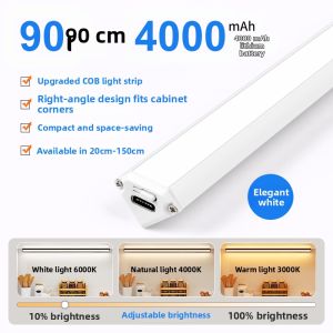 Wireless LED Induction Light Strip Charging Remote Control Angle Light for Entrance Cabinet Display Shoe Cabinet Smart Switch Control