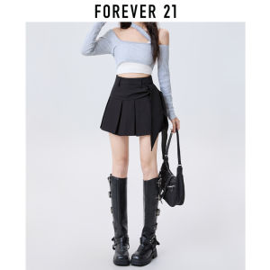 Forever 21 | Irregular Binding High Waist Slimming Pleated Mini Skirt