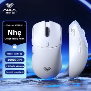 AULA | Chuột Không Dây với Kết Nối Bluetooth và Dây Cáp cho Gaming và Văn Phòng SC580pro