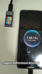 VOKTTA KWS-2303C Color Screen Digital Display Type-C Voltage and Current Power Meter DC4-30V