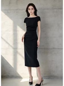 PIAOYA | Sleeveless Slimming French Bodycon Dress Mid-Length