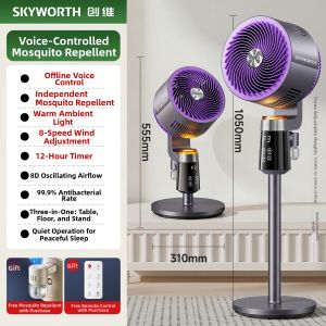 SKYWORTH | Mosquito Repelling Silent Strong Wind Dual-Use Fan