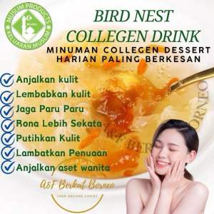 Skin Glowing Collegen Drink Bird Nest & Peach Gum-Muslim Seller Halal 100%/ DAILY BEAUTY TEA AND ELASTIC SKIN