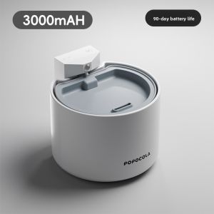 Flowing Heating Ceramic Non-Electric Automatic Cat Water Fountain Popocola