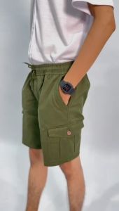 DILLCA Celana Pendek kanvas Pria Boardshort Cargo Kimpul