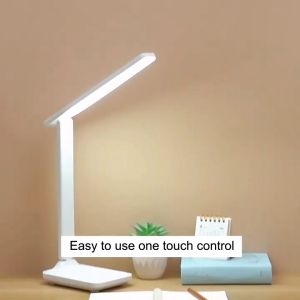 โคมไฟตั้งโต๊ะ ถนอมสายตา โคมไฟอ่านหนังสือ ไฟตั้งโต๊ะ ับไฟกลางคืน ไฟอ่านหนังสือ ปรับได้3 ระดับ โคมไฟตั้งโต๊ะ โคมไฟพับได้