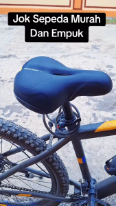 COD Universal Jok Sadel Sepeda Empuk Tebal Leather Model Absorber Ball + Reflector - TaffSport ZF10