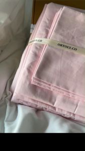 🇲🇾 Ready Stock (Same Day Delivery) COTTON BABY PINK 1200TC 35CM Pure Cotton Bedsheets Set JAPANESE Series