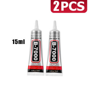 B-7000 Epoxy Adhesive - Low-Odor Easy-to-Use Powerful Transparent Soft Glue for Repairing Phone Frames Jewelry and Reattaching/Replacing Diamonds. 110ml / 1-3 pcs.