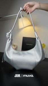 JAM | MUVA - Jumbo Croissant - กระเป๋าสะพายข้าง หนังวัว ปรับเป็นครอสบอดี้ได้ กระเป๋าหนังแท้ Jumbo - Lazada