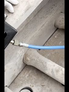 CeeJay หัวอัดจารบีหล่อลื แบบล็อคเร็ว ด้ามจับคู่ ปากแบน Grease nozzle