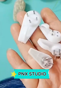 Sỉ combo 20 Đinh- 4 chân treo khung ảnh treo đồ có móc đa năng không cần khoan đục