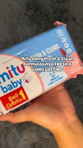 Mitu Wipes Fresh & Clean 50 Sheet Beli 1 Gratis 1 - Tisu Basah Bayi Serbaguna