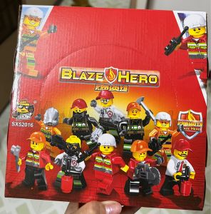 Lắp ráp minifigure lính cứu hỏa cho bé trọn bộ 10 mẫu SX52016