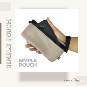 Pouch bag / hand bag / pouch handphone / tempat pensil Simple pria wanita - Poha-A