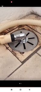 Washing Machine Drain Hose Connector and [Drain Cover (Custom-made)] OD130