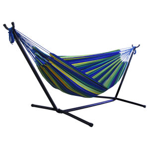 Portable Outdoor Canvas Yard Hammock Camping Sleeping Swing Hanging Bed[Jocestyle Store]