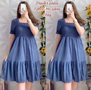 baju dress wanita daster wanita jumbo simple smok harga murah promo bisa cod bayar ditempat free ongkir