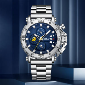 CRRJU Jam Cowok Dewasa Anti Air Terbaru 2022 Mewah Keren Kronograf Arloji Olahraga 2294