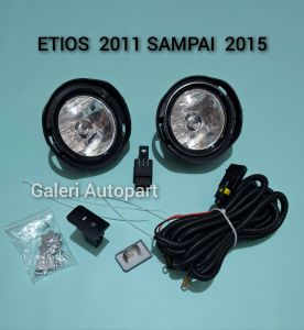 ETIOS 2011 sampai 2015 LAMPU FOGLAMP KOMPLIT