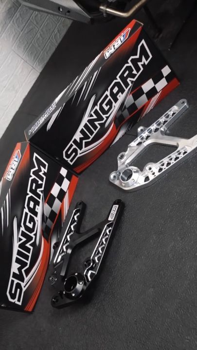 ARM Premium Swing Arm CNC 2-Color Aluminum Design For Nmax Aerox v1&v2 ARUMI MOTO PARTS