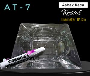 Asbak Kaca Asbak Rokok Kristal 12 Cm
